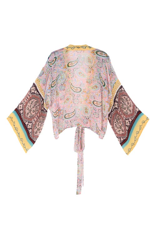 Saachi Paisley Tie Front Tunic
