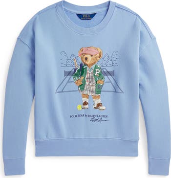 Kids' Polo Bear French Terry Graphic Sweatshirt