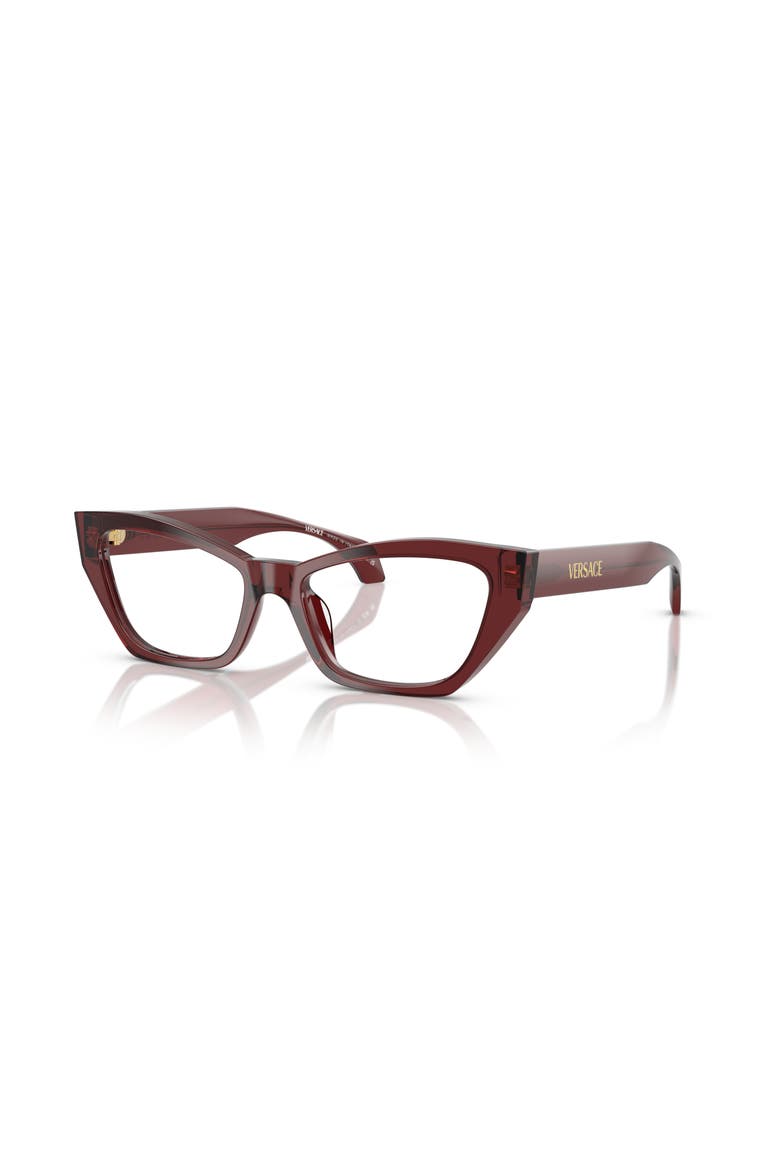 54mm Cat Eye optical glasses, Main, color, Red