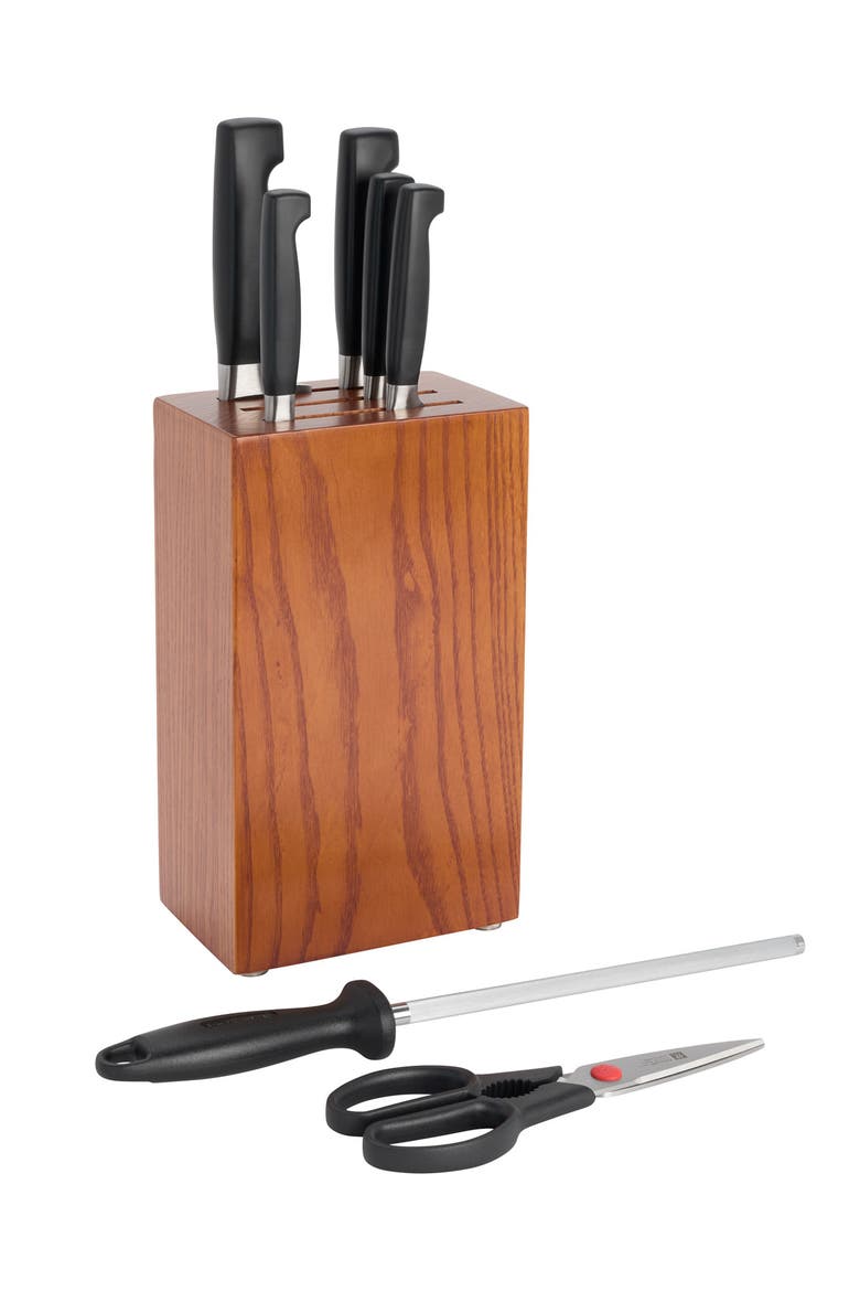 Four Star 8-Piece Knife Block Set, Alternate, color, ASH