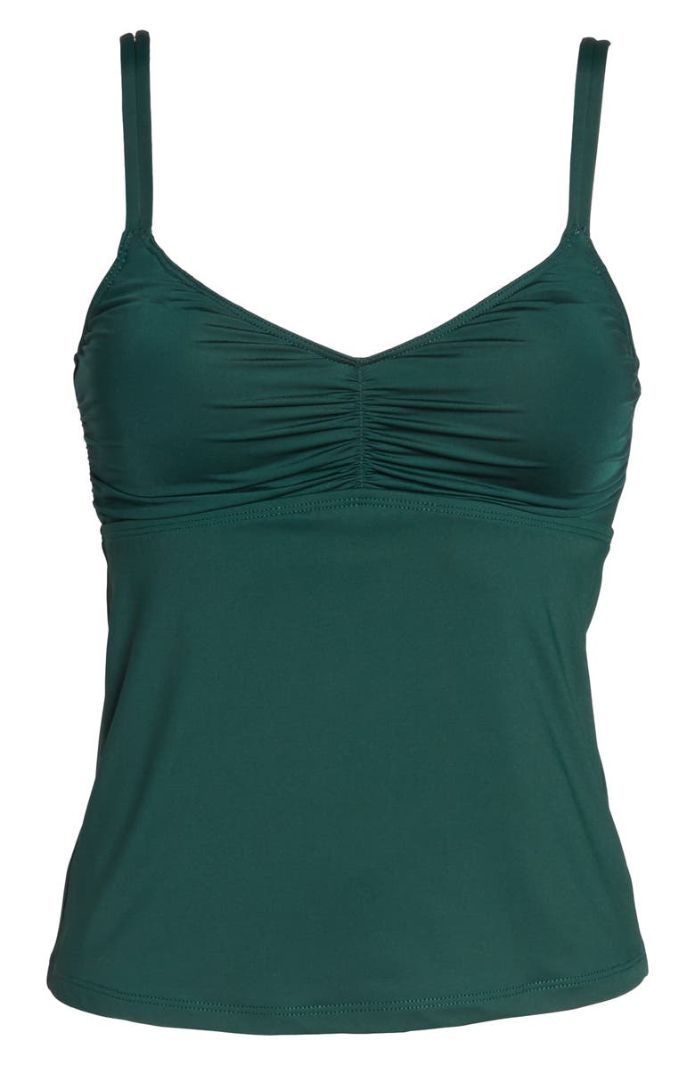 La Blanca Island Goddess Lingerie Tankini Top, Alternate, color, 