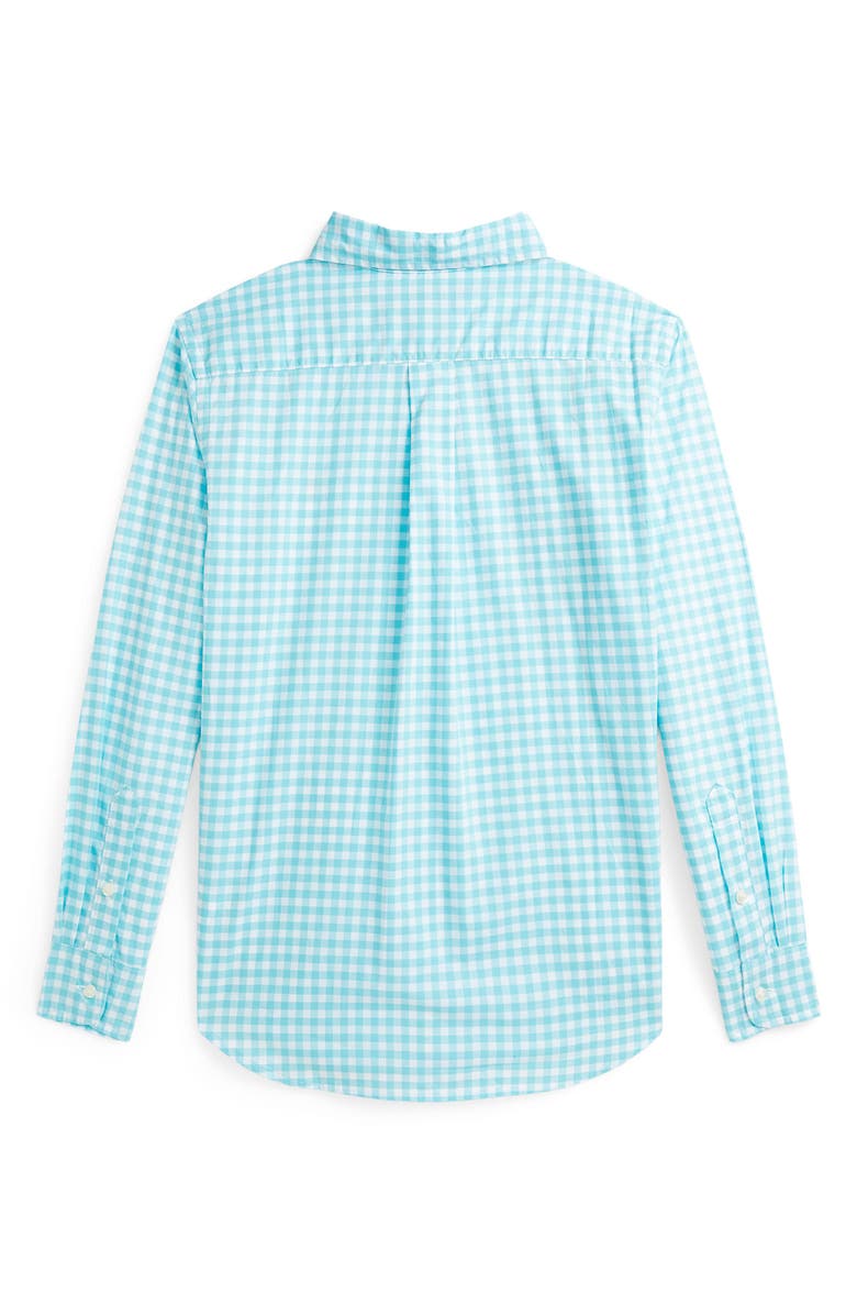 Polo Ralph Lauren Kids' Check Cotton Poplin Button-Down Shirt, Alternate, color, 