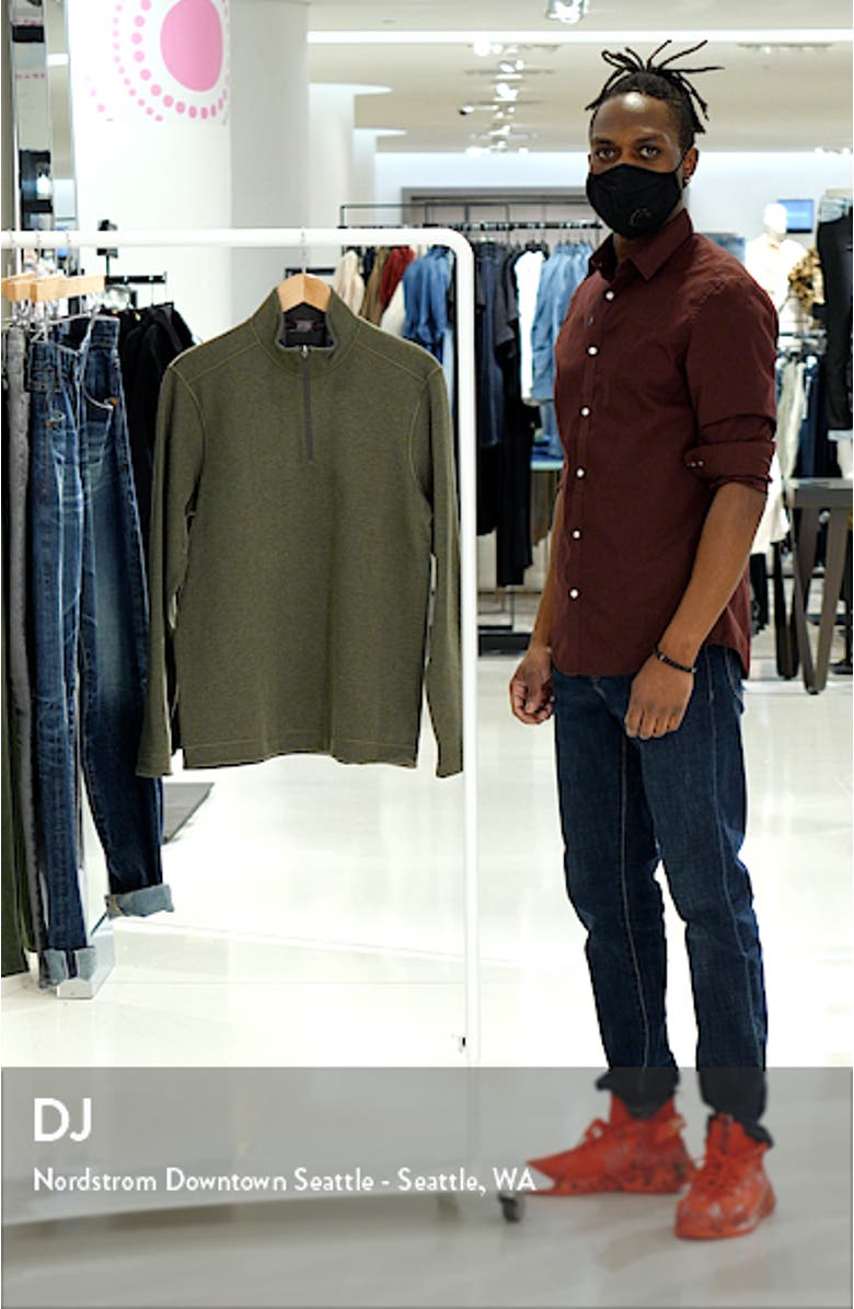 Reversible Quarter Zip Pullover, sales video thumbnail