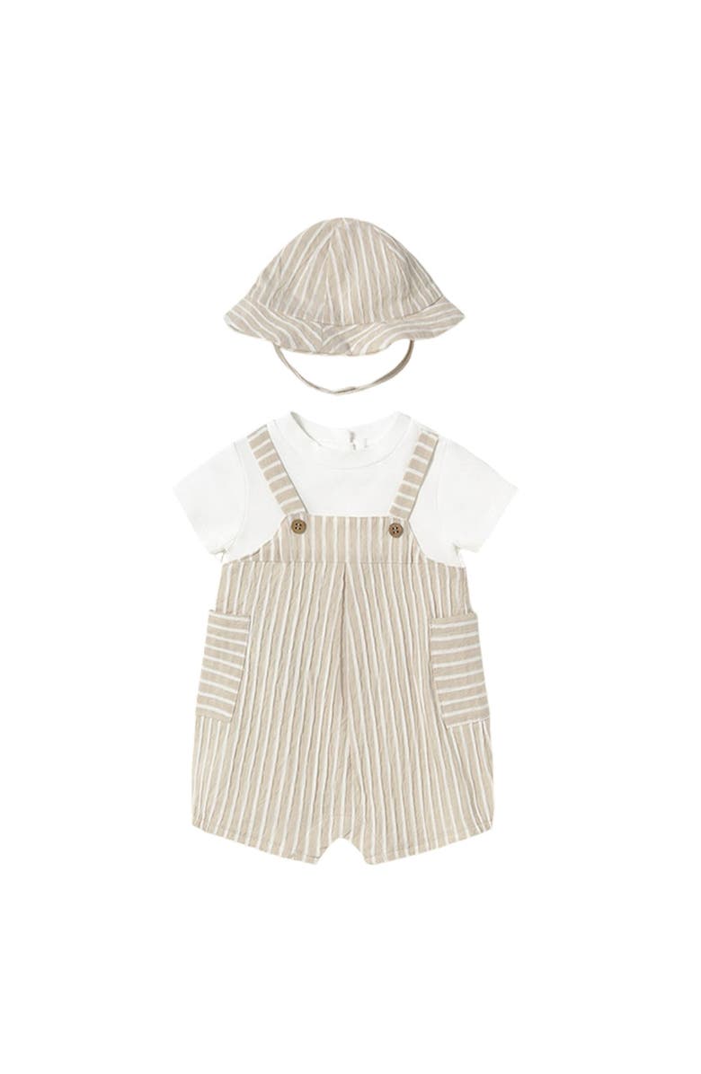 Mayoral Root Striped Romper Set, Main, color,