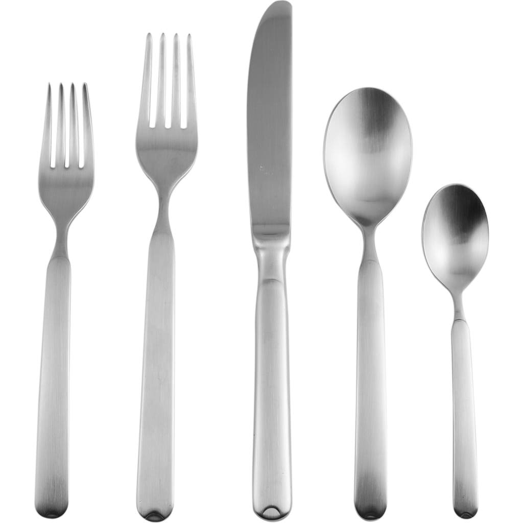 Mepra Goccia Flatware Set In Silver