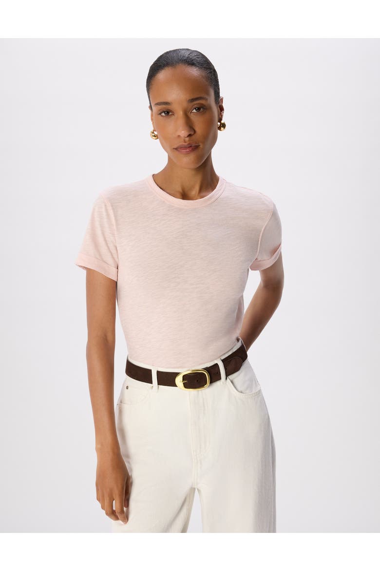 Emily Ultimate Crew Neck T-Shirt, Main, color, Pale Pink