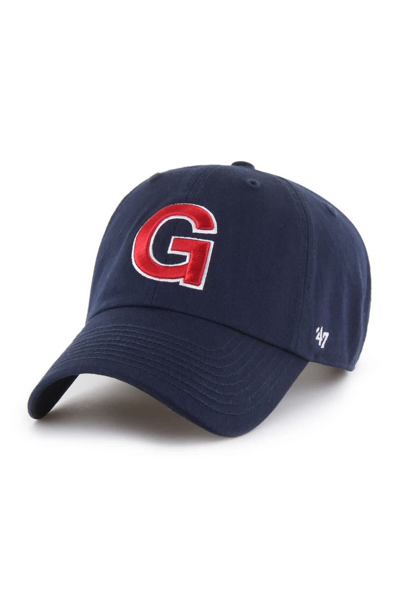 Men's '47 Navy Gonzaga Bulldogs Vault Clean Up Adjustable Hat, Main, color, Navy