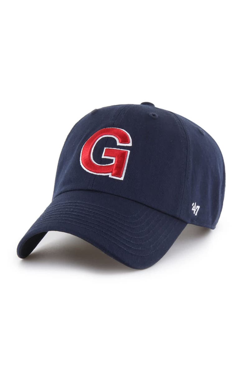 '47 Men's '47 Navy Gonzaga Bulldogs Vault Clean Up Adjustable Hat, Main, color, Navy