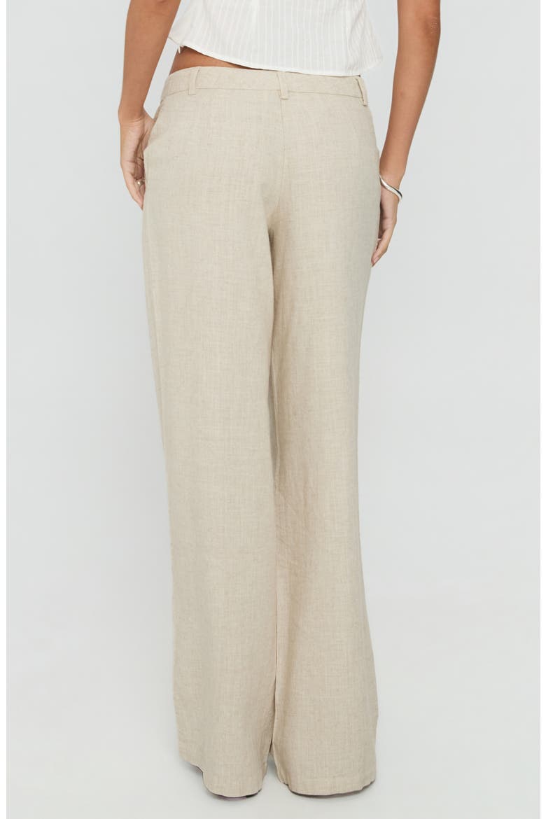 Syrena Low Rise Wide Leg Pants, Alternate, color, NATURAL