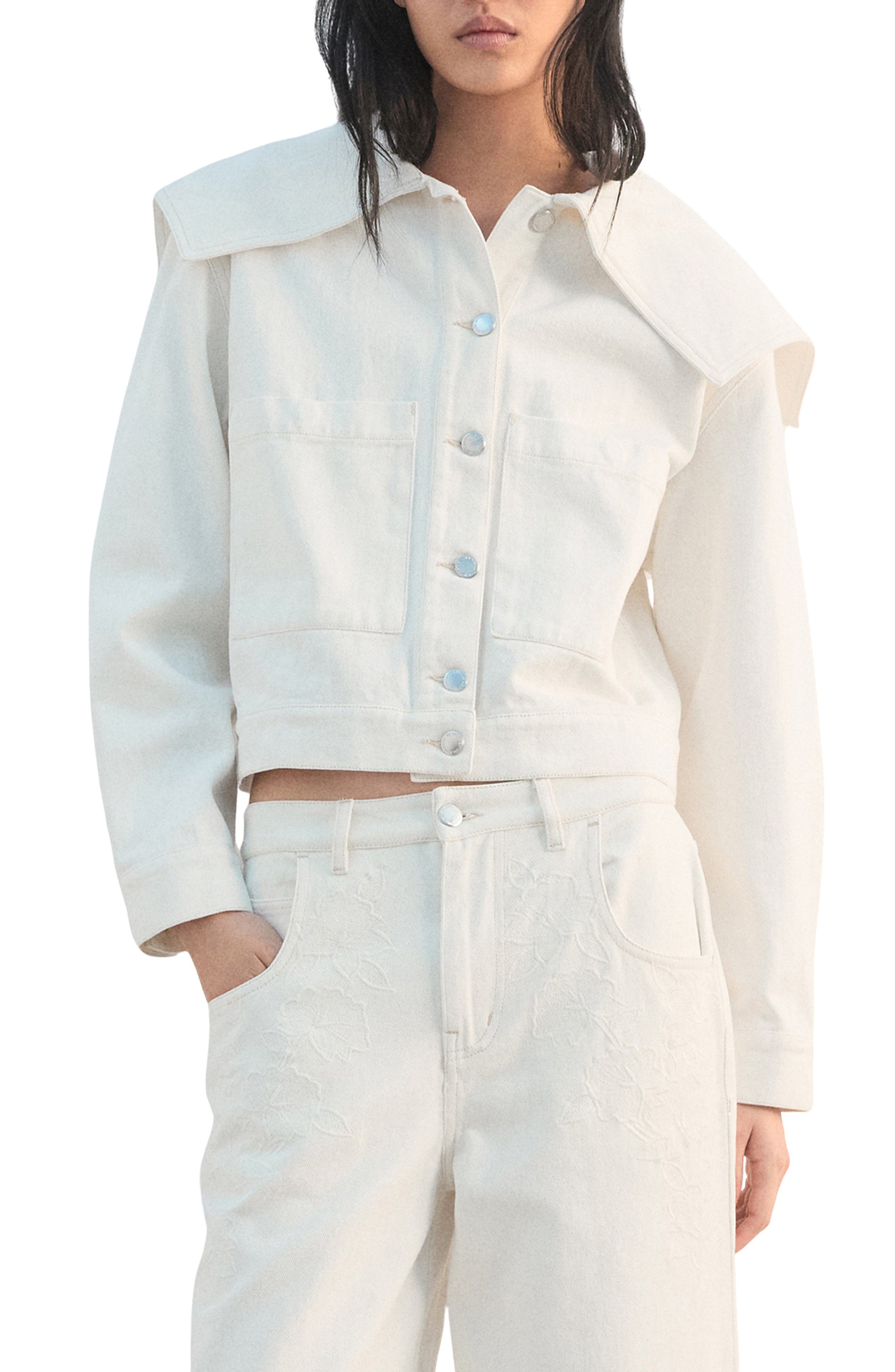 Denim Jacket with Lapels