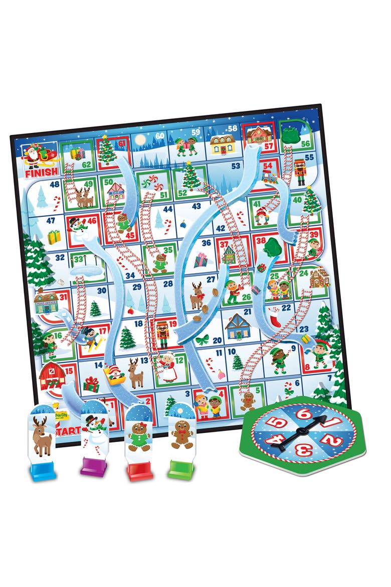 Candy Cane Kingdom Slides & Ladders Game, Alternate, color, Multicolor