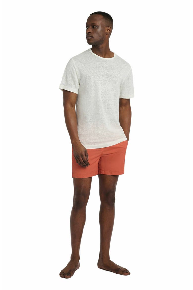 Charles 5" Swim Trunk, Main, color, ORANGE CORAL