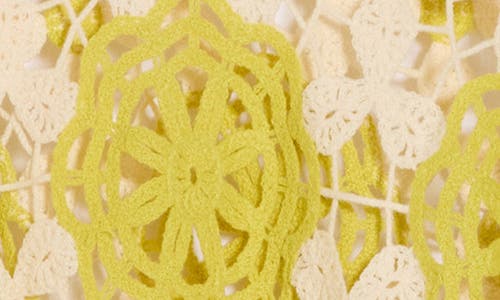 FORGOTTEN GRACE FORGOTTEN GRACE FLORAL CROCHETED SWEATER