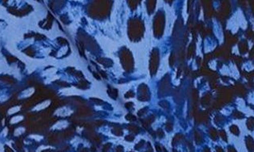 Friends Like These Leopard Print Ruched Midi Dress