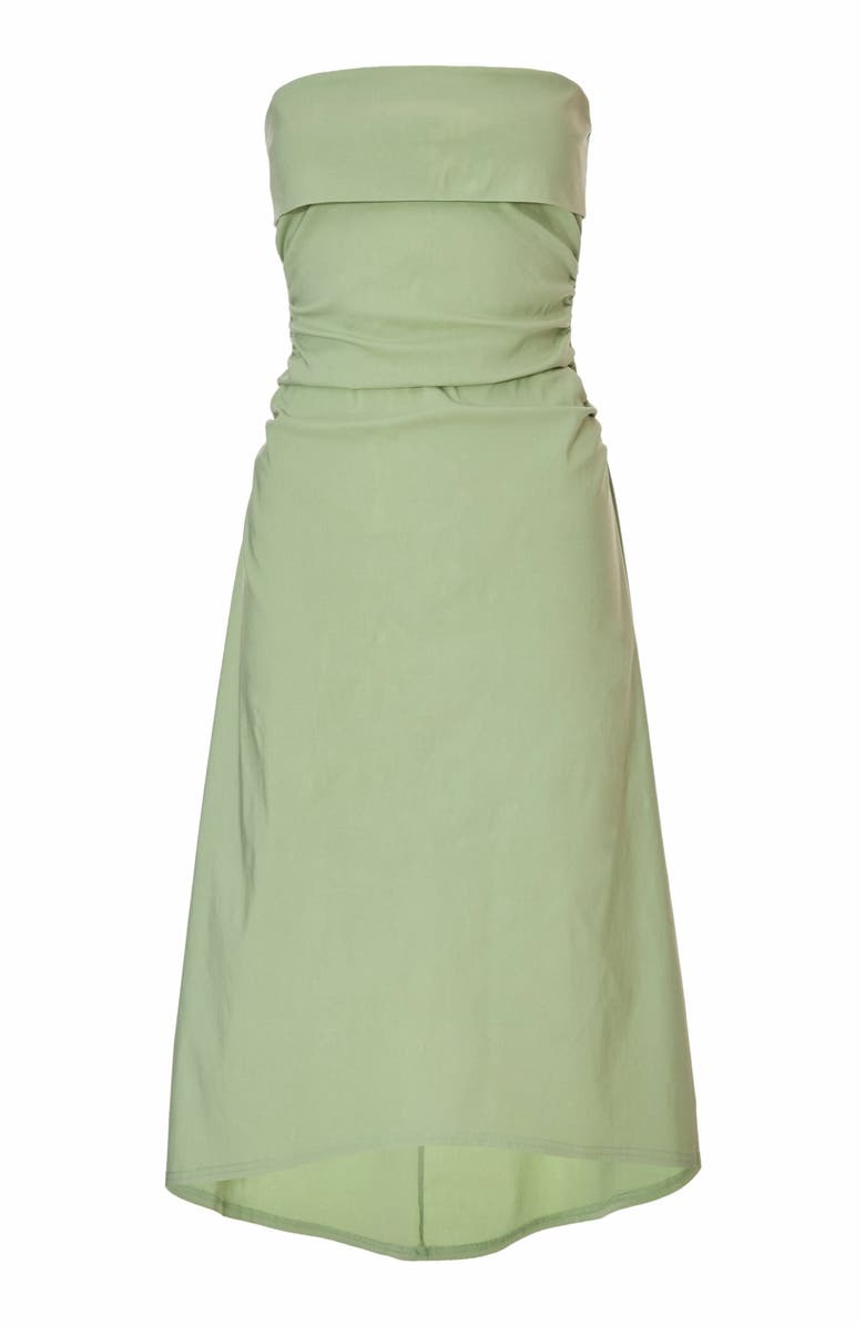 QUIZ Bengaline Bandeau Midi Dress, Alternate, color,