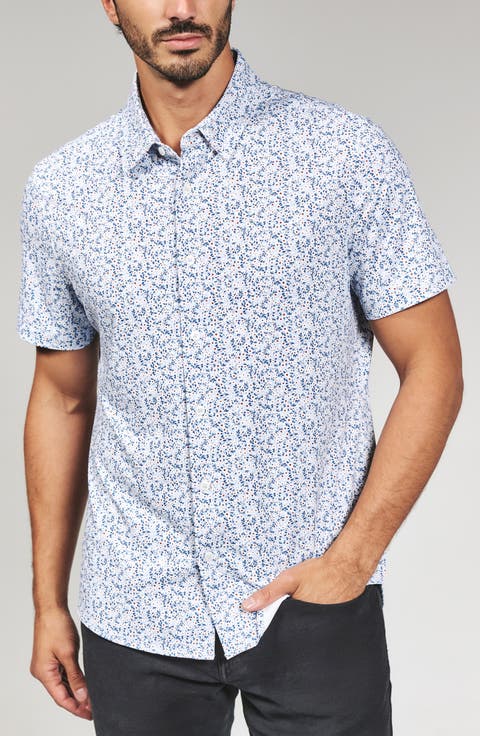 Mercer Floral Short Sleeve Button-Up Shirt