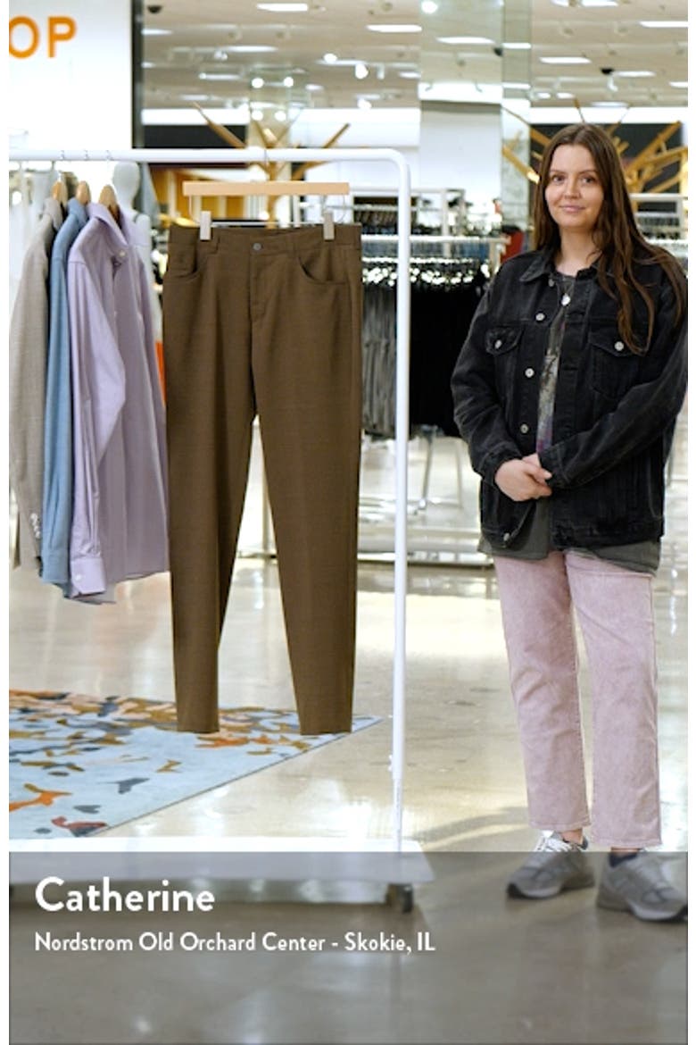 Sage Five-Pocket Trousers video