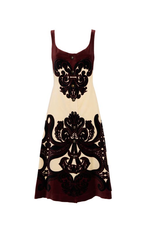 La Doublej Ella Dress In Corsini Placée Cream