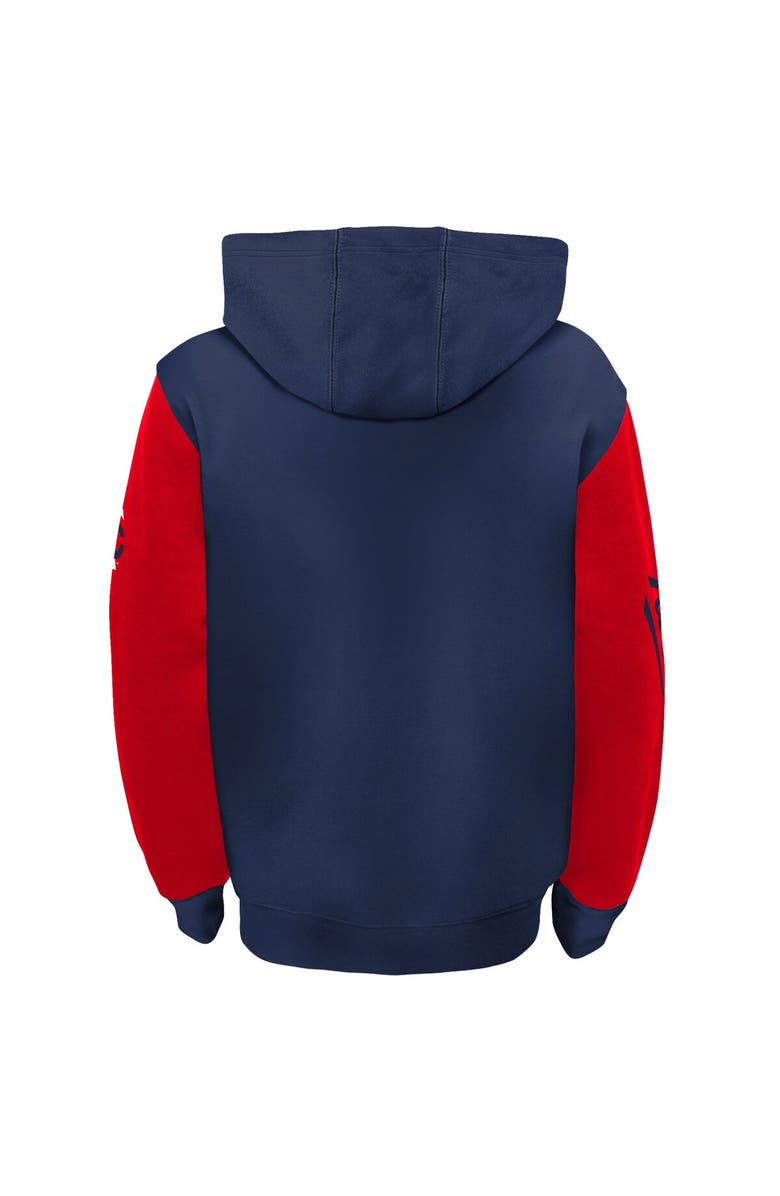 Outerstuff Youth Fanatics Branded Navy/Red Minnesota Twins Postcard Full-Zip Hoodie Jacket, Alternate, color,