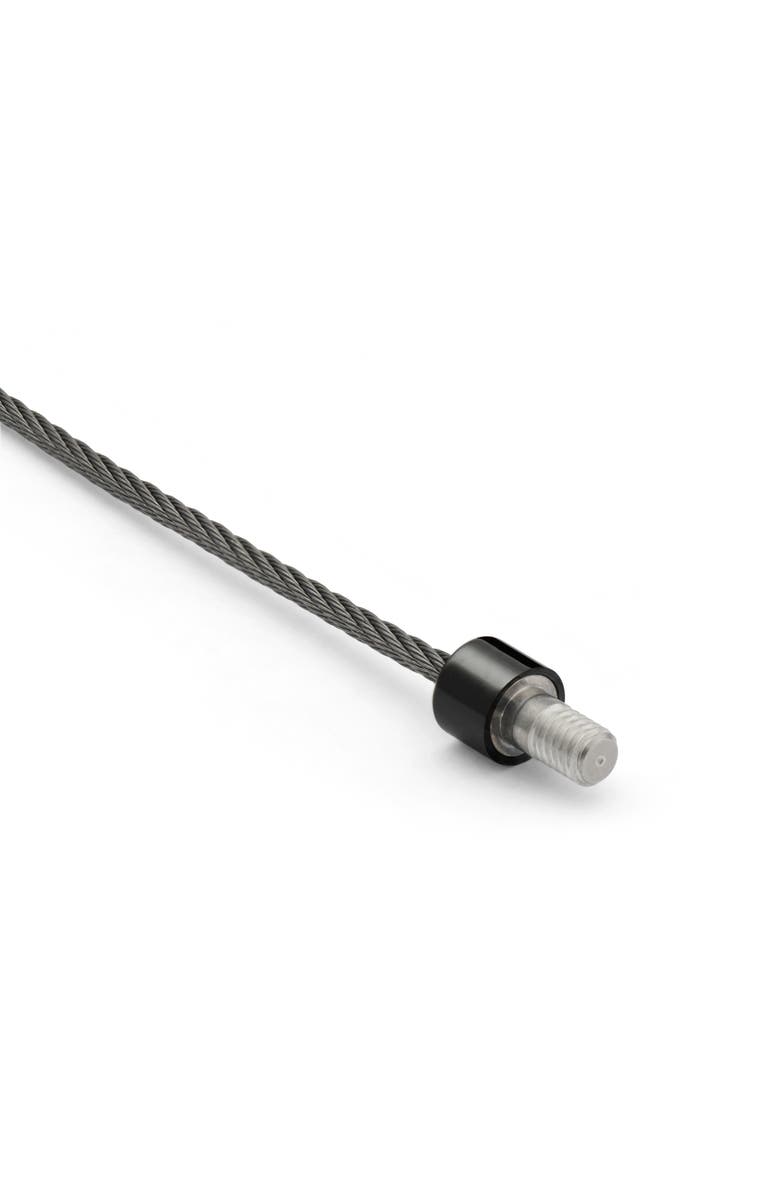 le gramme Men's 5G Polished Black Ceramic Cable Bracelet, Alternate, color, 