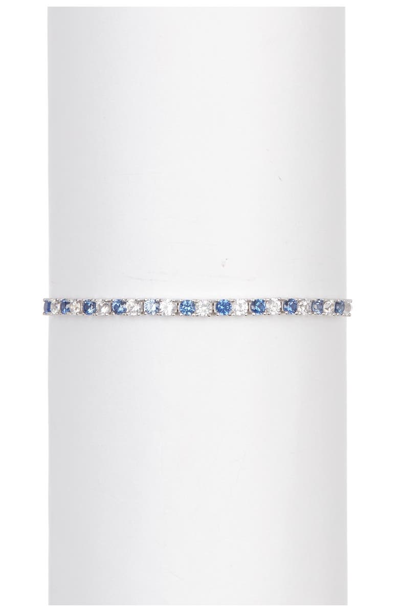 SUZY LEVIAN Sterling Silver Blue Sapphire Bracelet, Main, color, 