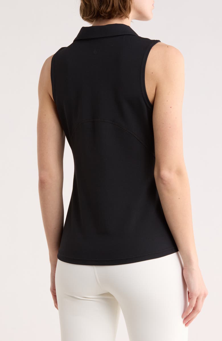 Zella Replay Half Zip Polo Tank, Alternate, color, 