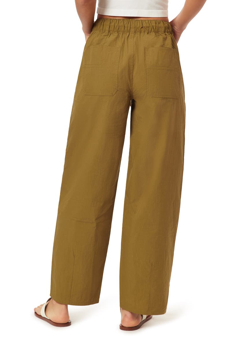 Scotch & Soda The Arc Barrel Leg Drawstring Pants, Alternate, color, Khaki Green