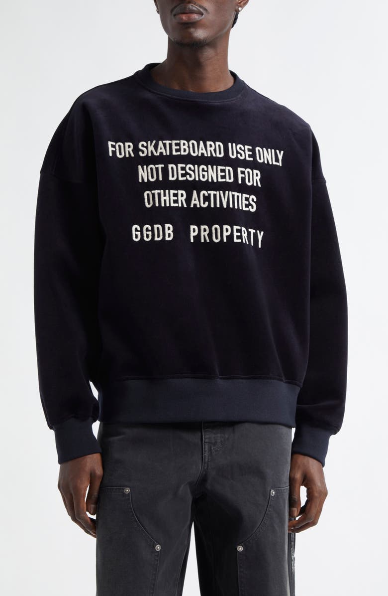 Golden Goose Gender Inclusive Journey Graphic Sweatshirt, Main, color,