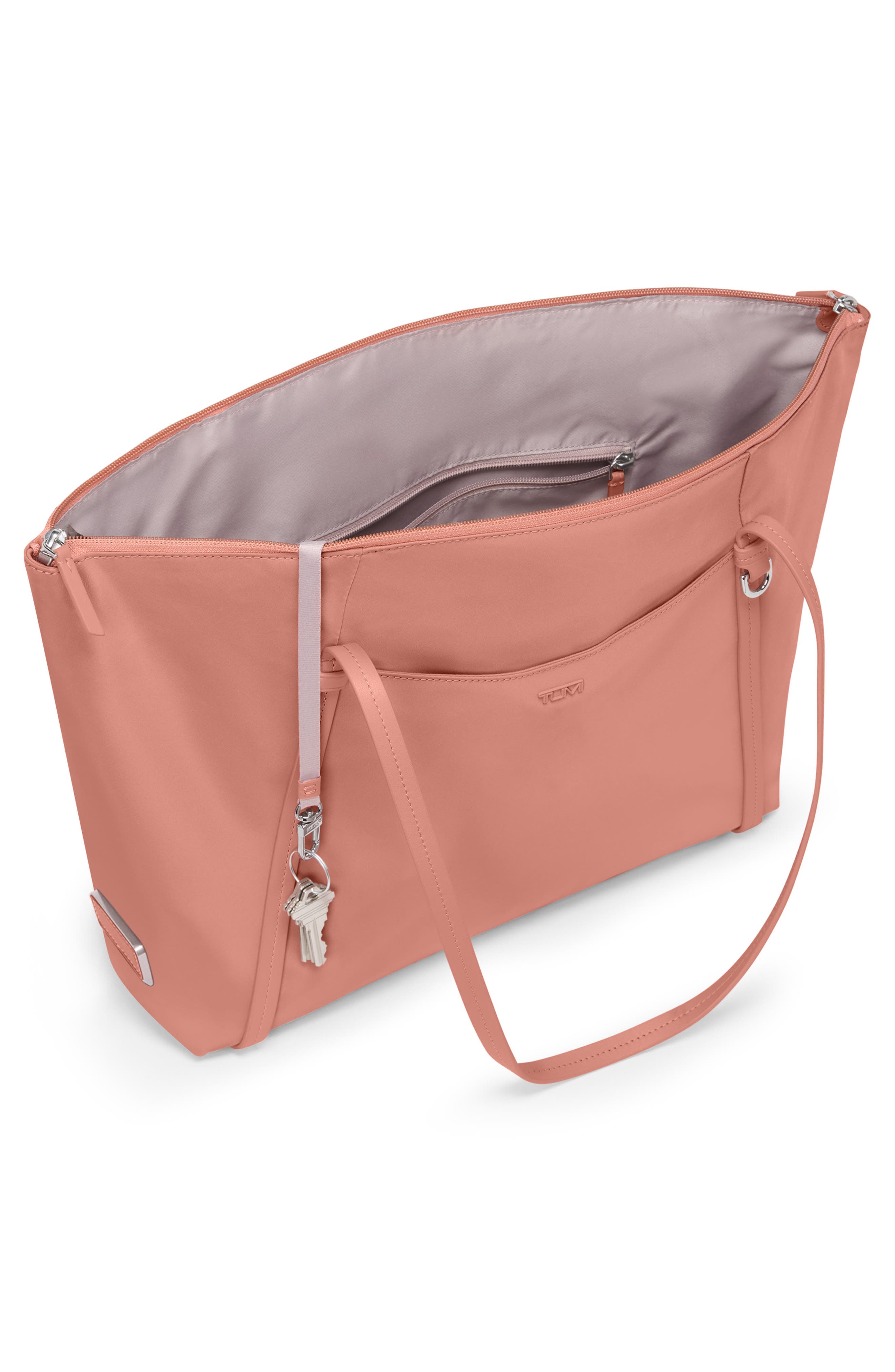 Voyageur Q Tote, Alternate, color, PINK CLAY