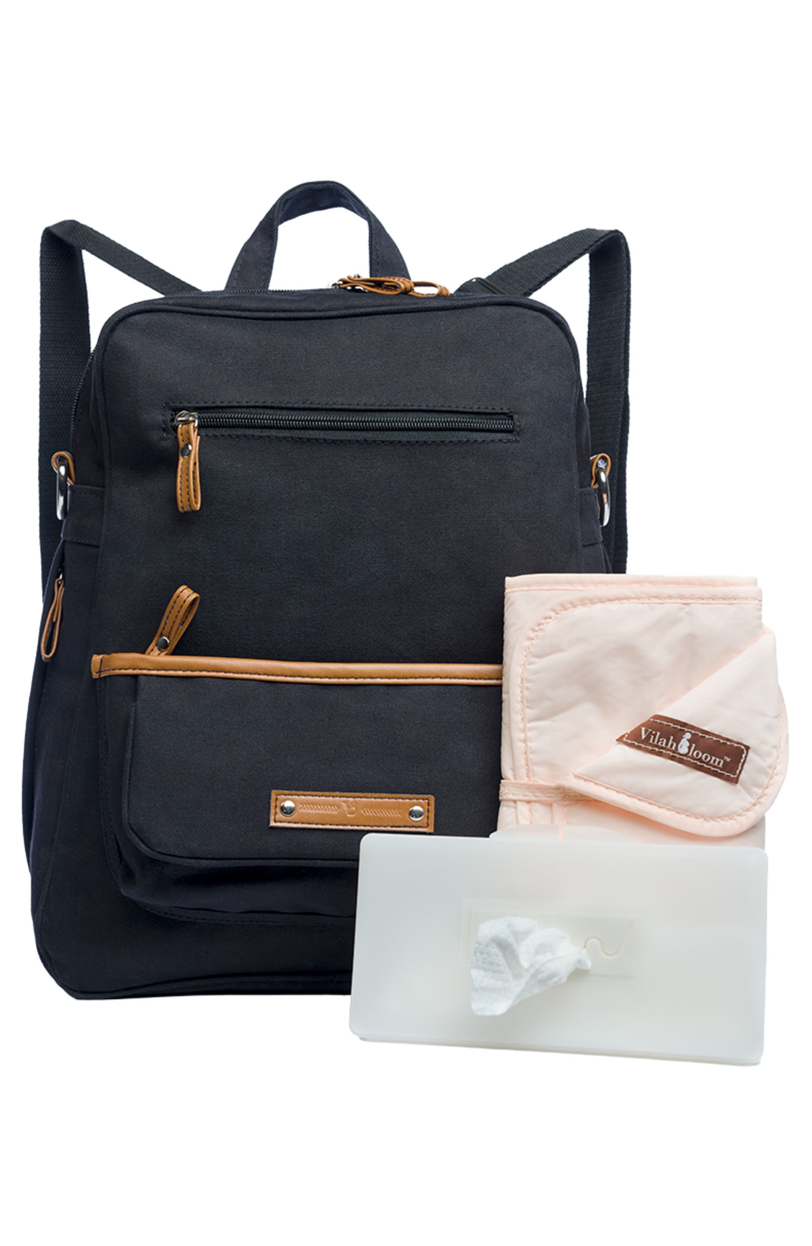 Vilah Bloom Monroe-On-the-Go Diaper Backpack, Alternate, color, 