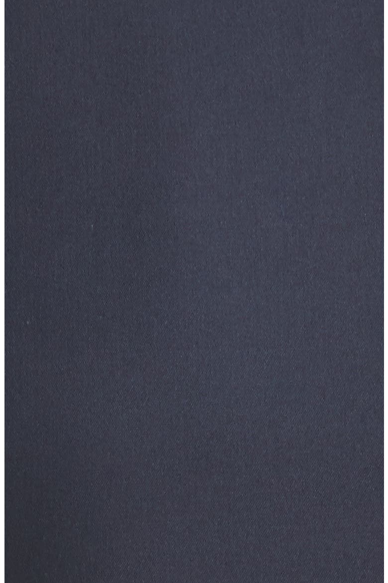 Cotton & Silk Dress, Alternate, color, NAVY