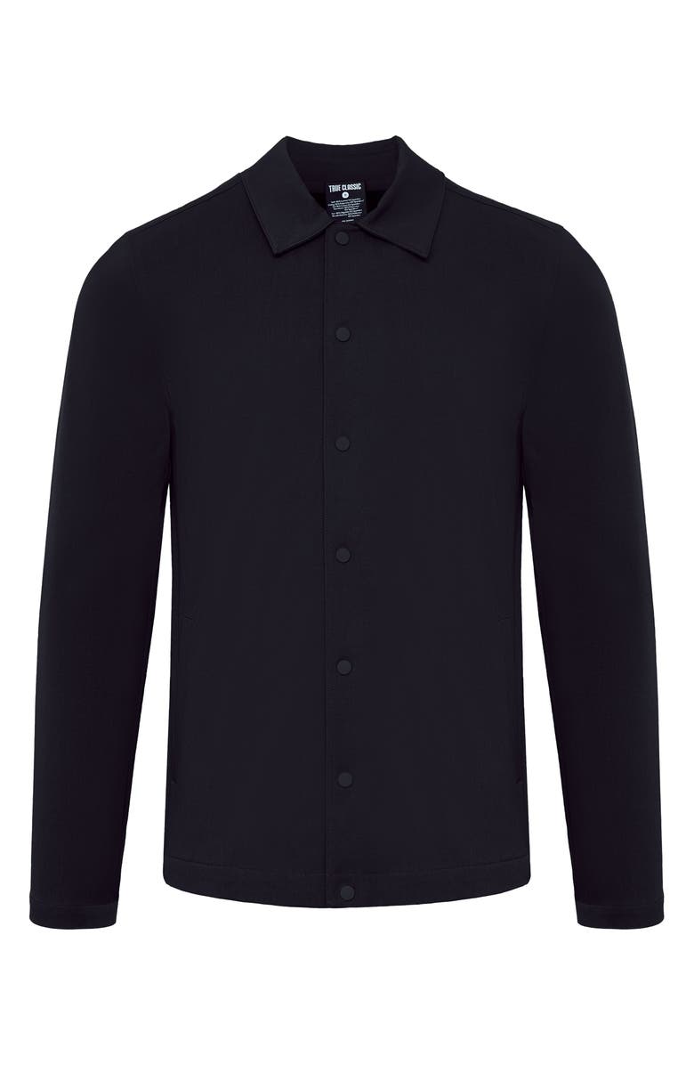 True Classic Water Repellent Coach's Jacket, Alternate, color, Black