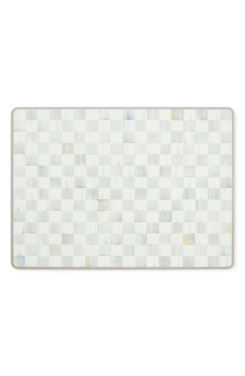 Sterling Check Set of 4 Placemats
