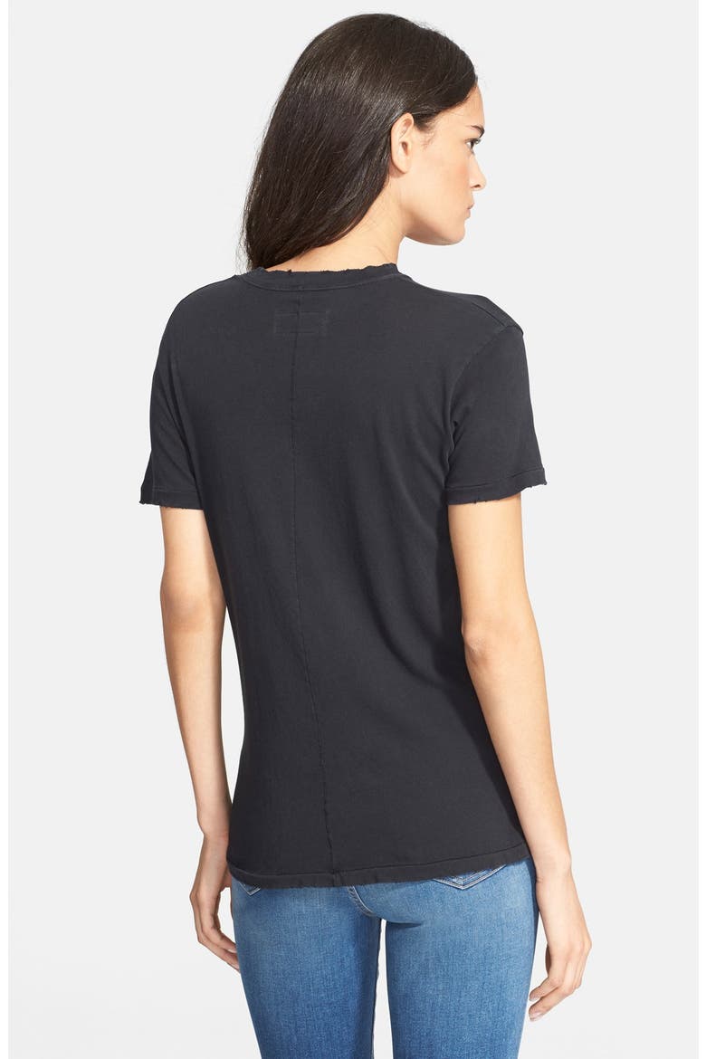 'The Petit' Cotton Tee, Alternate, color, BLACK BEAUTY