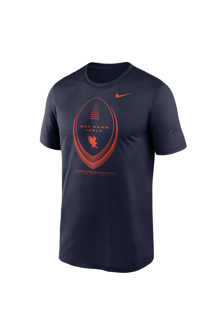 Men's Nike Navy Auburn Tigers Primetime Legend Football Icon Dri-FIT T-Shirt, Alternate, color, Navy