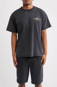 SANTO STUDIO Pizza Thug Cotton Graphic T-Shirt