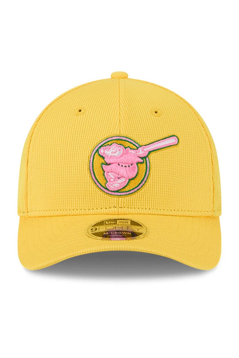 Men's New Era Yellow San Diego Padres City Connect Batting Practice 9FORTY M-Crown Adjustable Hat, Alternate, color, Yellow