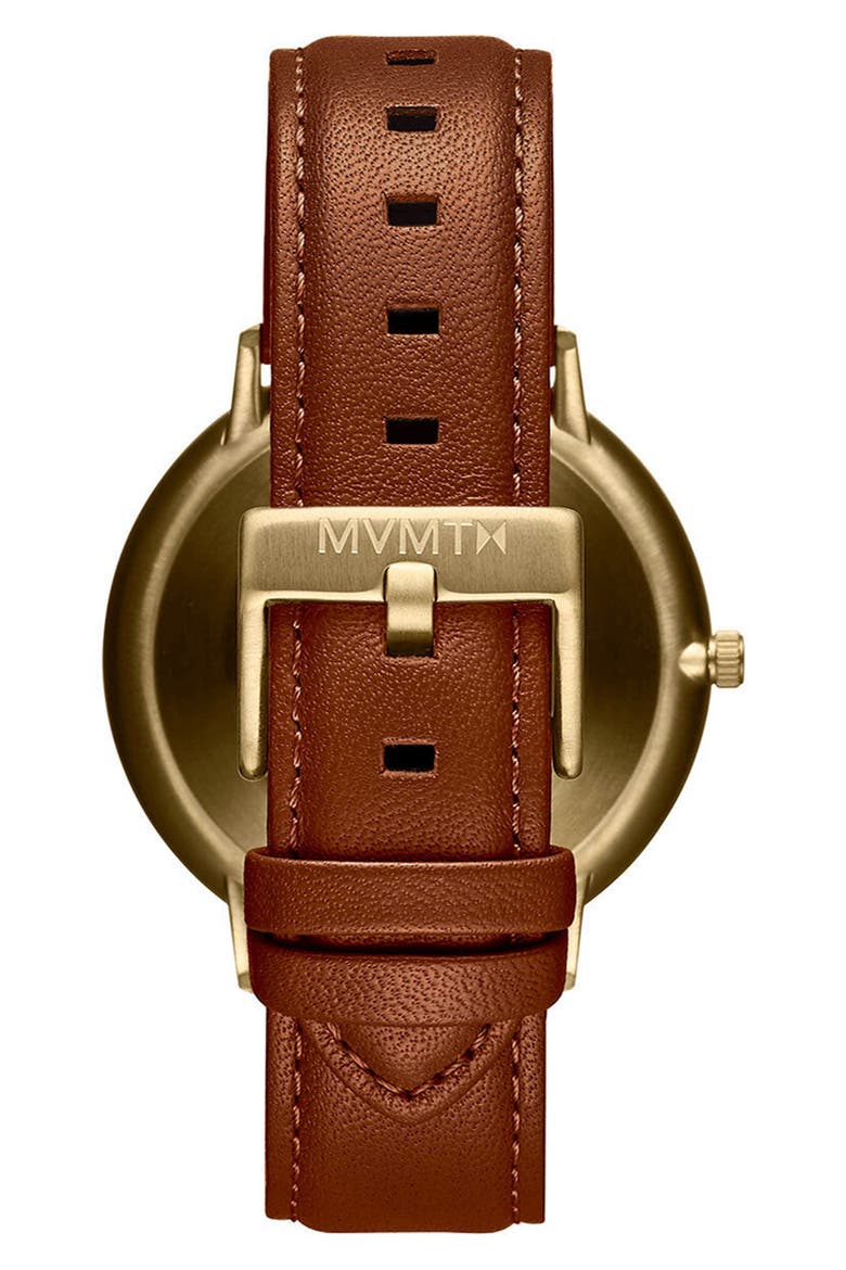 Legacy Slim Leather Strap Watch, 42mm, Alternate, color, WHITE