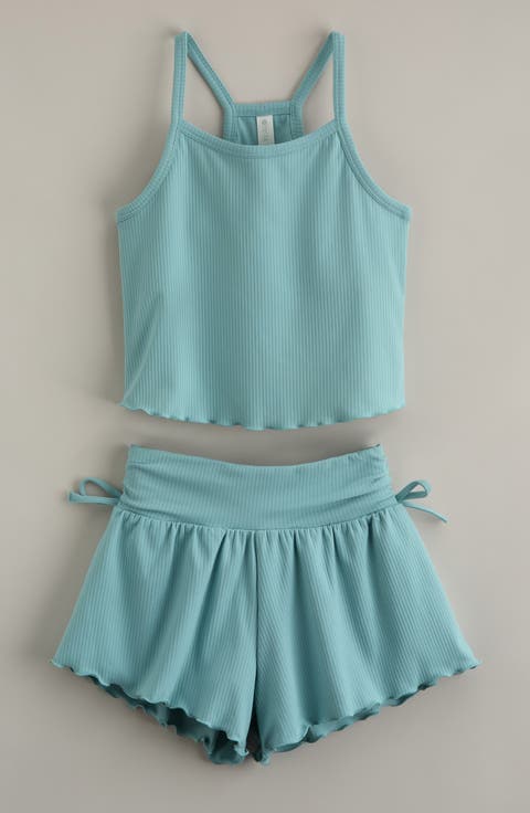 Kids' Rhythym Rib Tank & Shorts Set (Big Kid)