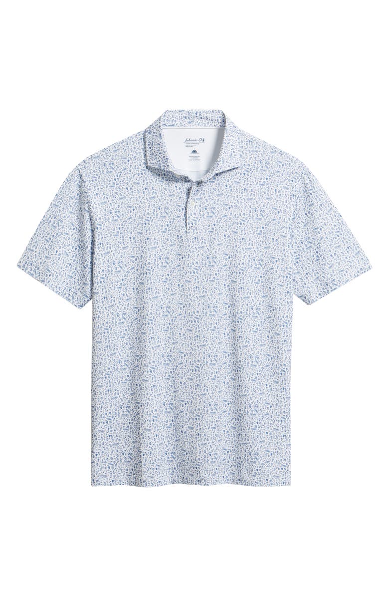 johnnie-O Rally Cap Performance Jersey Polo, Alternate, color, Midnight Navy