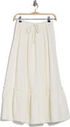 Abound Tiered Cotton Gauze Maxi Skirt