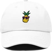Dalix Pineapple Embroidered Dad Hat