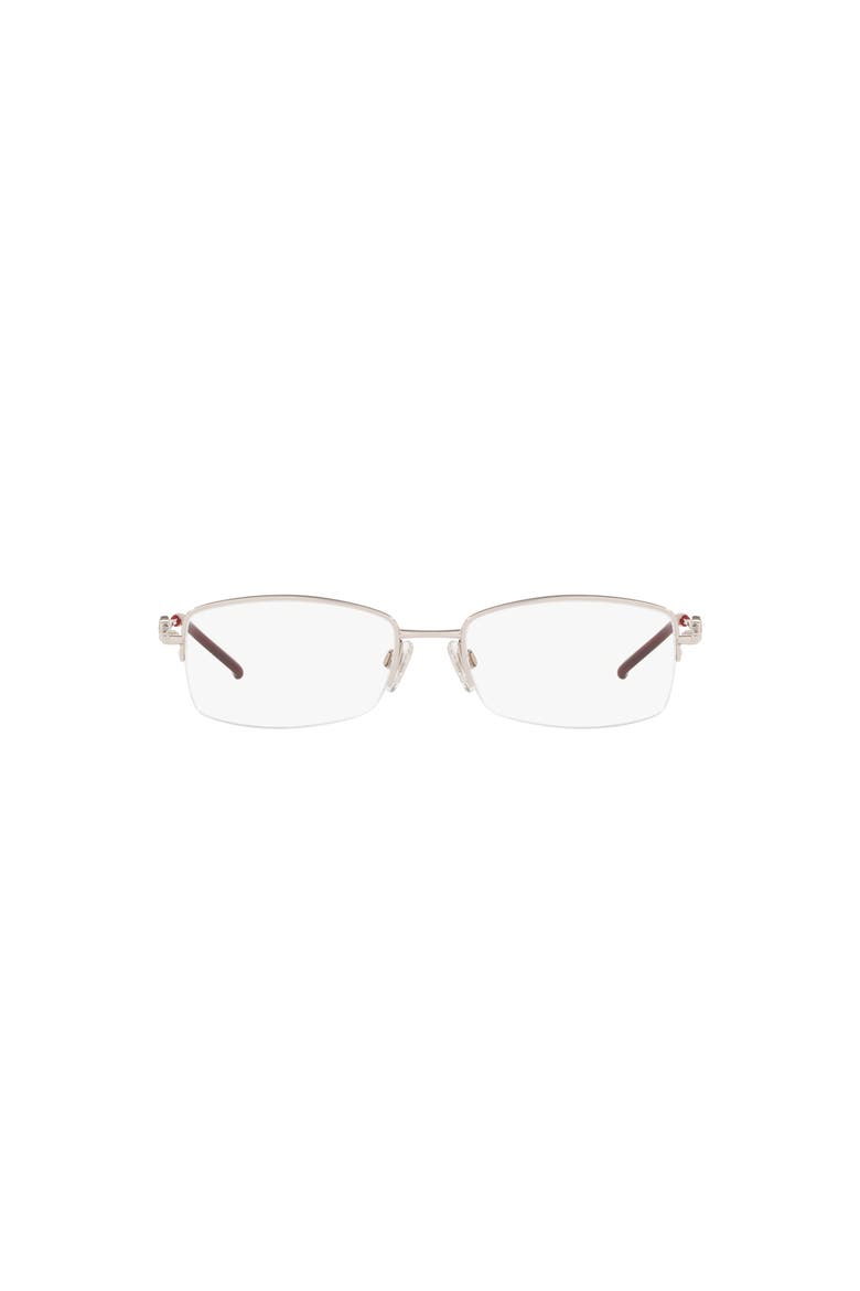 51mm Square optical glasses, Alternate, color, Silver