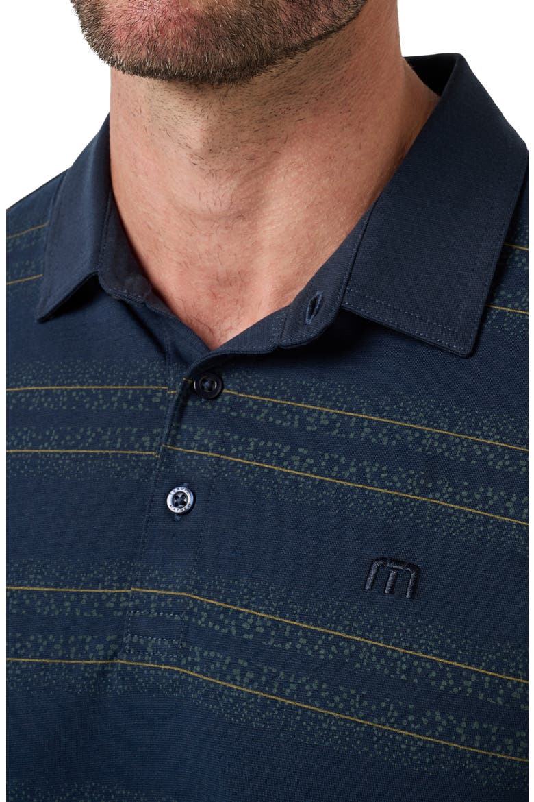 Heater Jersey Striped Performance Polo, Alternate, color, TOTAL ECLIPSE