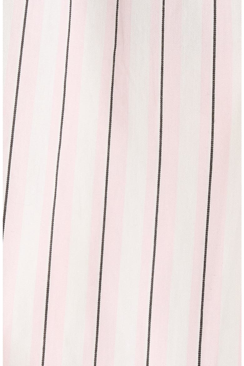 Mara Stripe Organic Cotton Button-Up Shirt, Alternate, color, CANDY FLOSS/BLACK/WHITE