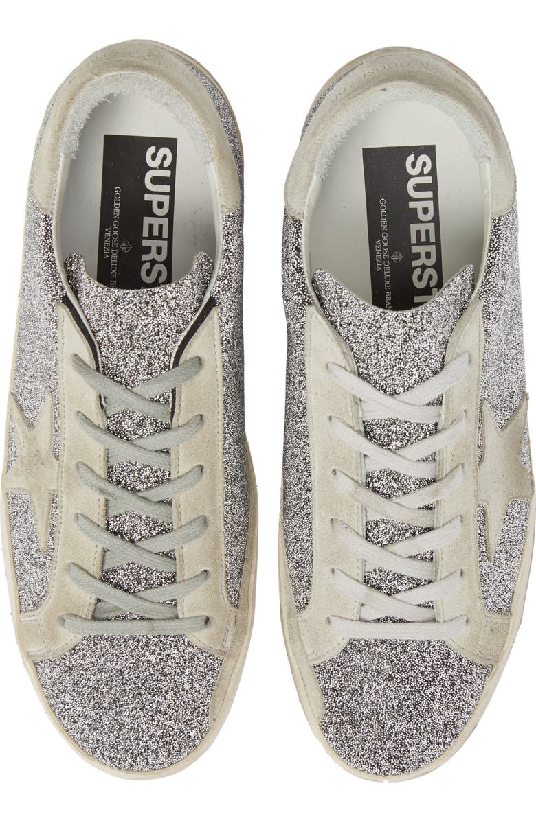 Golden Goose Superstar Crystal Embellished Sneaker, Alternate, color,