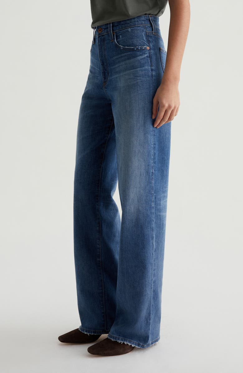AG Kora High Waist Wide Leg Jeans, Alternate, color,