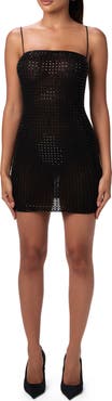 Naked Wardrobe Crystal Minidress