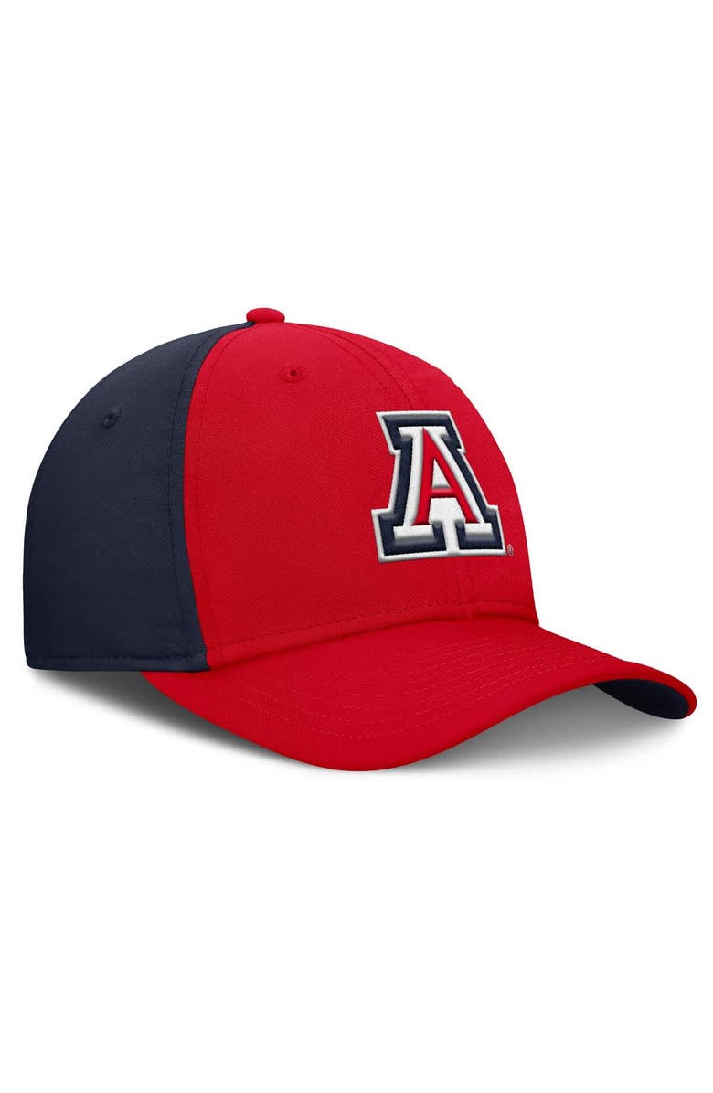 Nike Men's Nike Red/Navy Arizona Wildcats 2025 Sideline Rise Local Performance Flex Hat, Alternate, color, Red