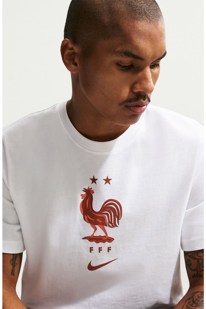 FFF Crest Cotton Graphic T-Shirt, Alternate, color, WHITE